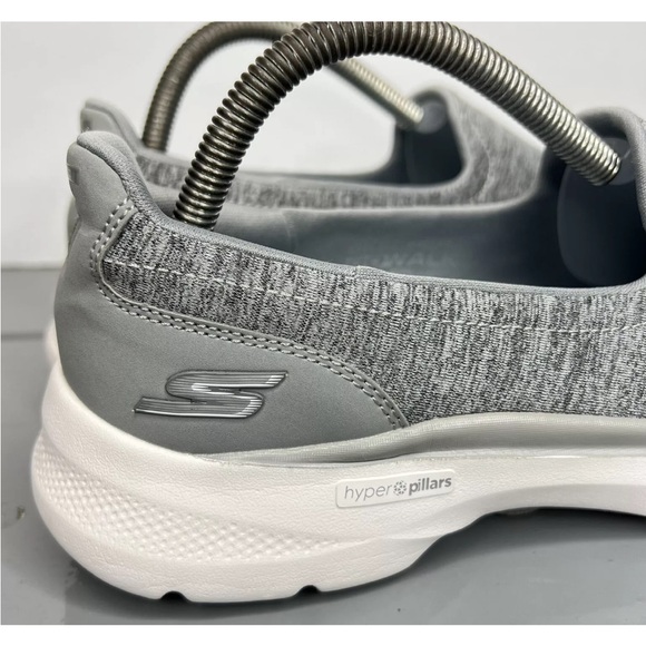 Skechers GOwalk 6 Grand Horizon Womens Sz 8 Wide Gray Walking/Comfort Superb! - Picture 7 of 16